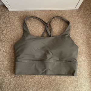 Grey sage longline energy bra size 4